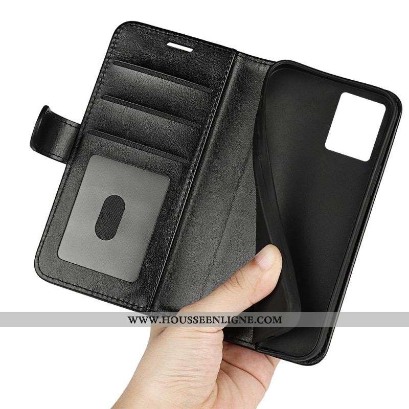 Housse Oppo Reno 7 Simili Cuir Rétro