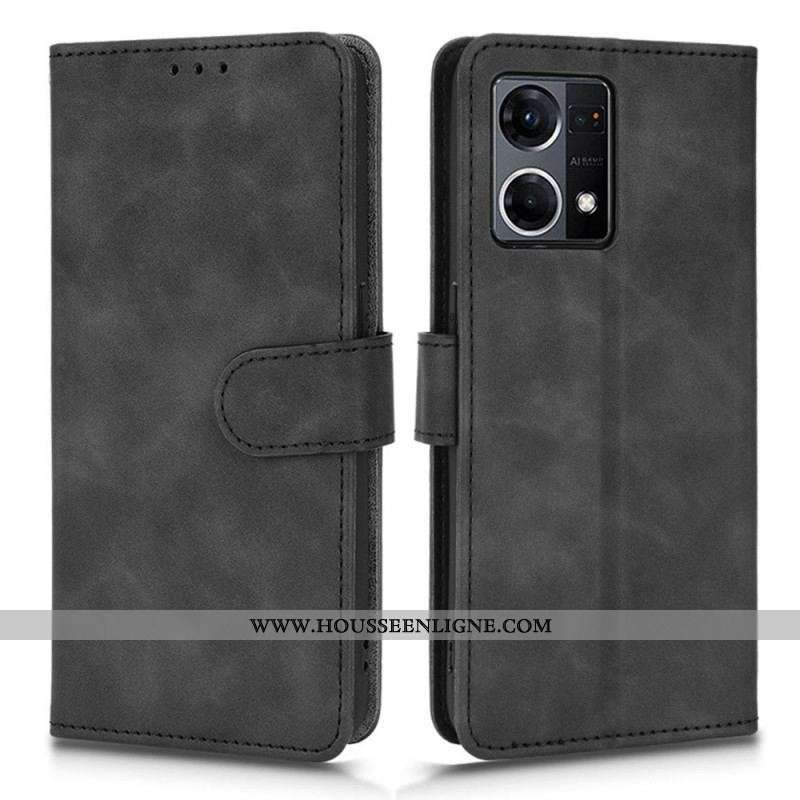 Housse Oppo Reno 7 Skin-Touch à Lanière