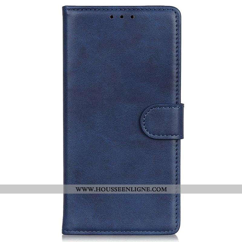 Housse Oppo Reno 7 Style Cuir Mat