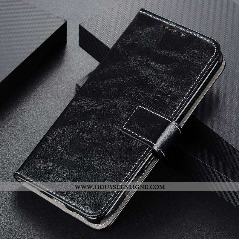 Housse Oppo Reno 7 Vernie avec Coutures