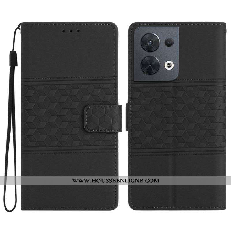 Housse Oppo Reno 8 Cubes 3D