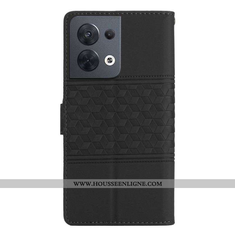 Housse Oppo Reno 8 Cubes 3D