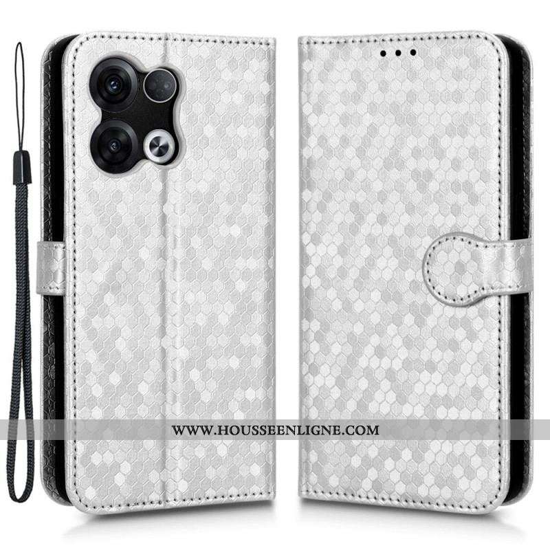 Housse Oppo Reno 8 Design 3D à Lanière