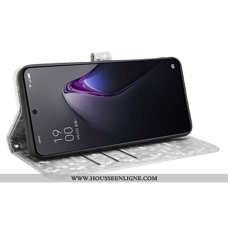 Housse Oppo Reno 8 Design 3D à Lanière