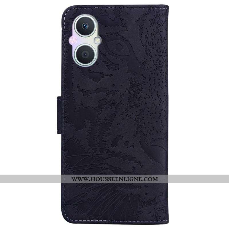 Housse Oppo Reno 8 Lite Empreinte Tigre