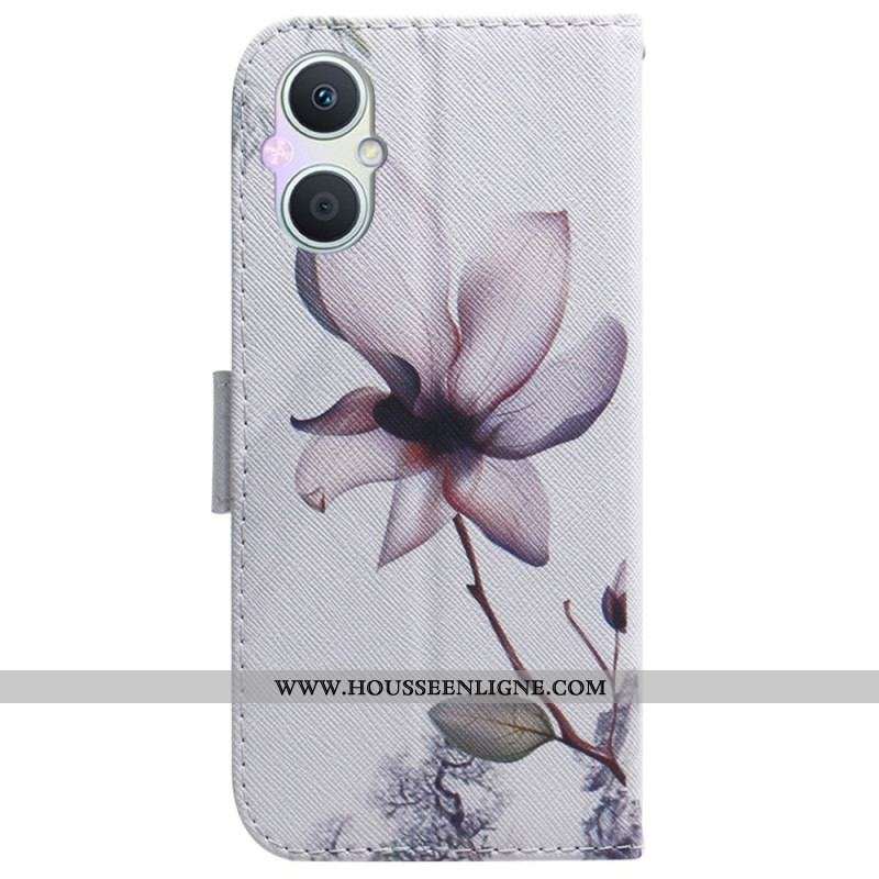 Housse Oppo Reno 8 Lite Fleur Rose
