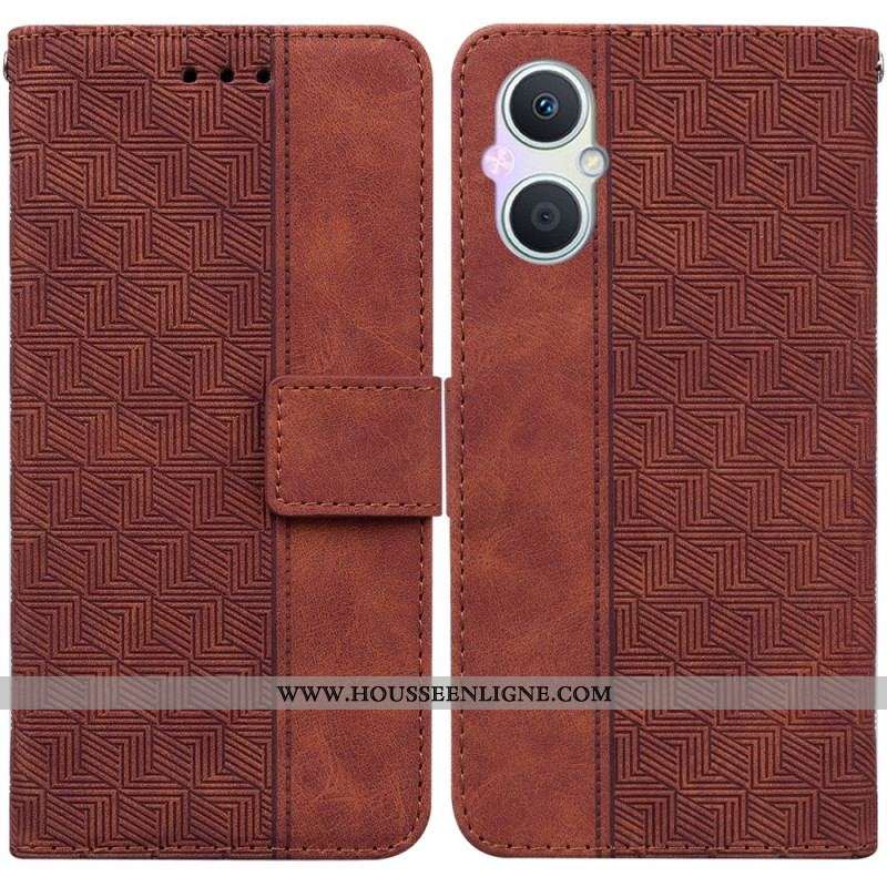 Housse Oppo Reno 8 Lite Motif à Lanière