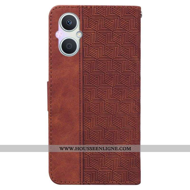 Housse Oppo Reno 8 Lite Motif à Lanière