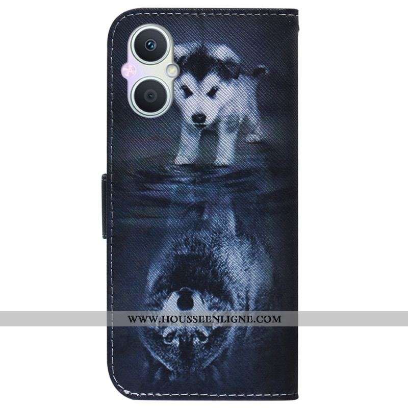 Housse Oppo Reno 8 Lite Rêve de Chiot