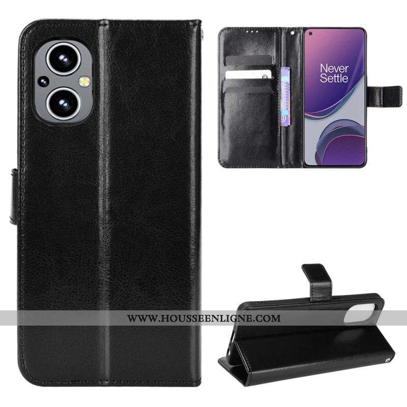 Housse Oppo Reno 8 Lite Simili cuir Flashy à Lanière