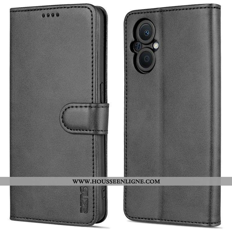 Housse Oppo Reno 8 Lite Style Cuir AZNS