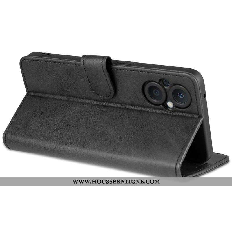 Housse Oppo Reno 8 Lite Style Cuir AZNS