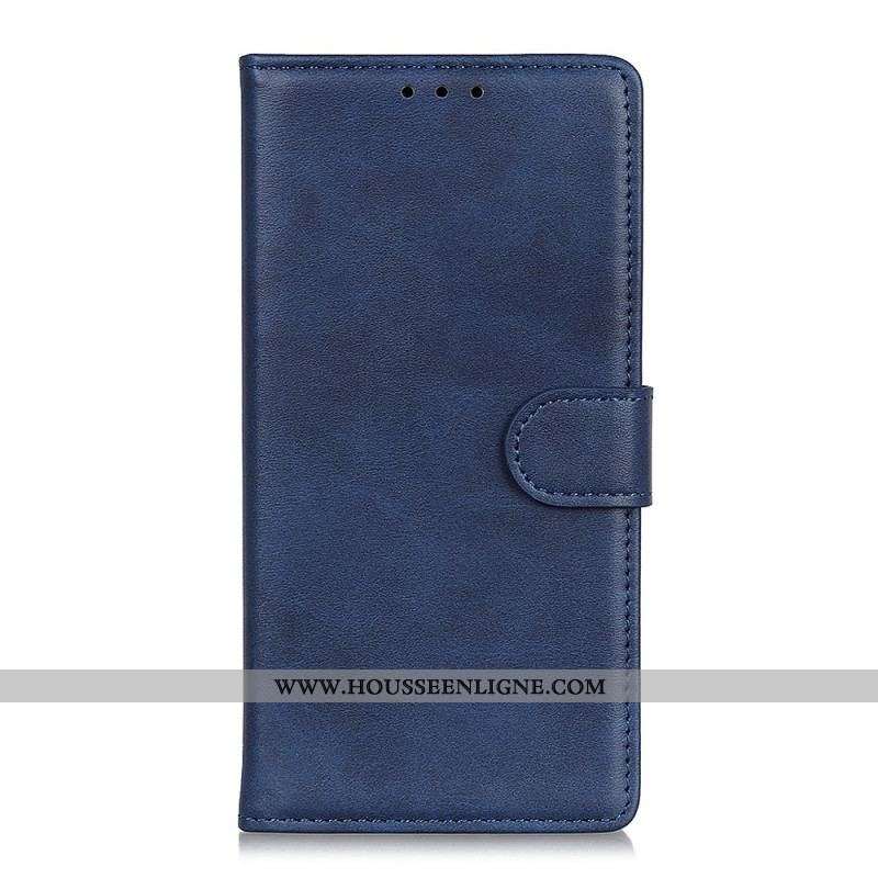 Housse Oppo Reno 8 Lite Style Cuir Mat