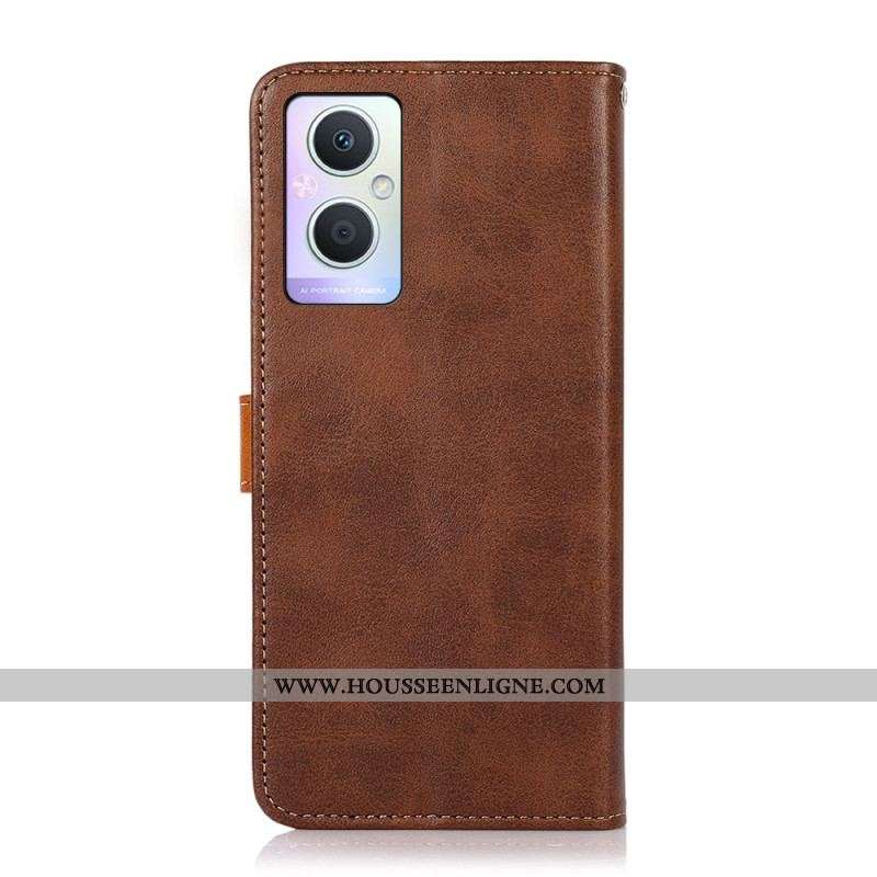 Housse Oppo Reno 8 Lite avec Sangle KHAZNEH