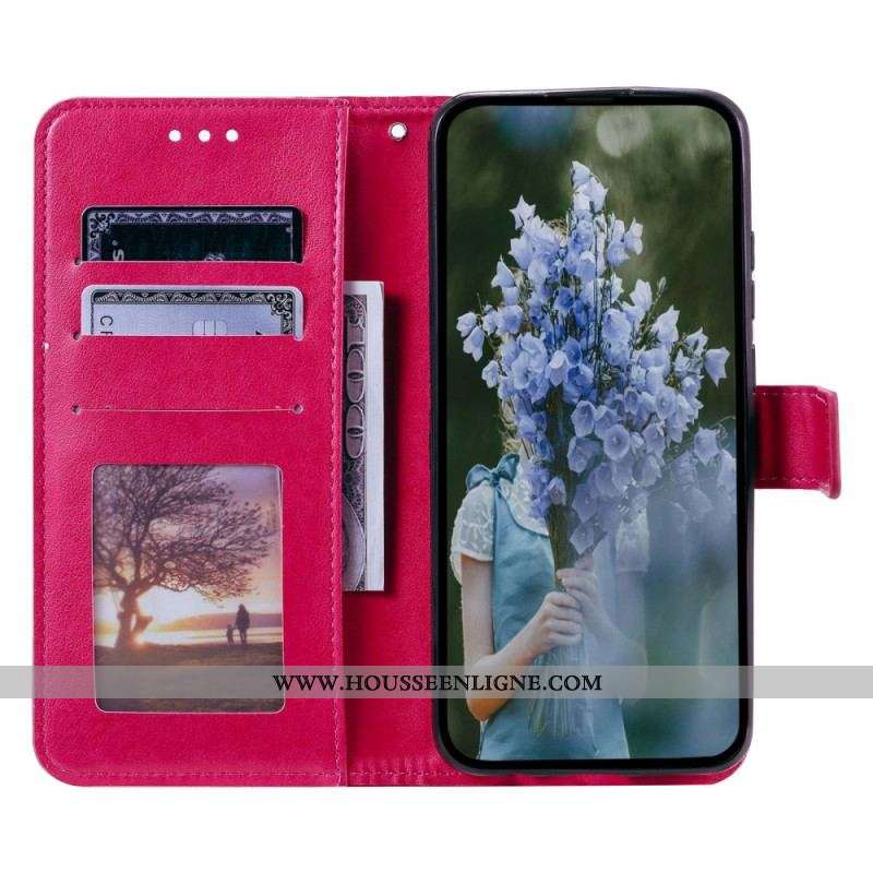 Housse Oppo Reno 8 Mandala Soleil à Lanière