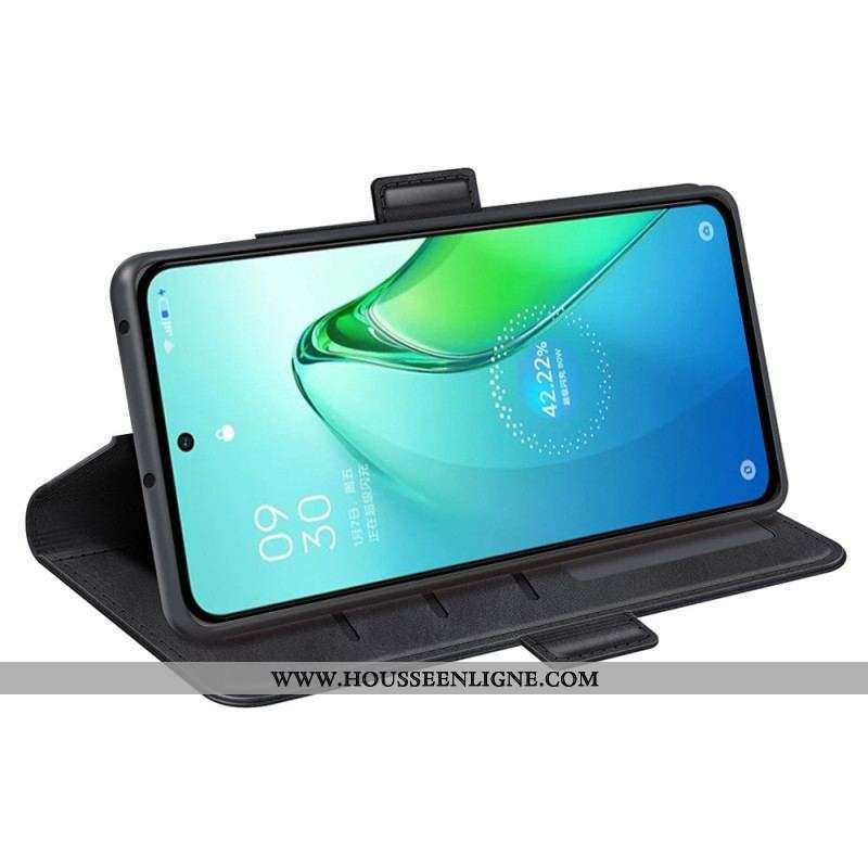 Housse Oppo Reno 8 Pro Double Fermoir