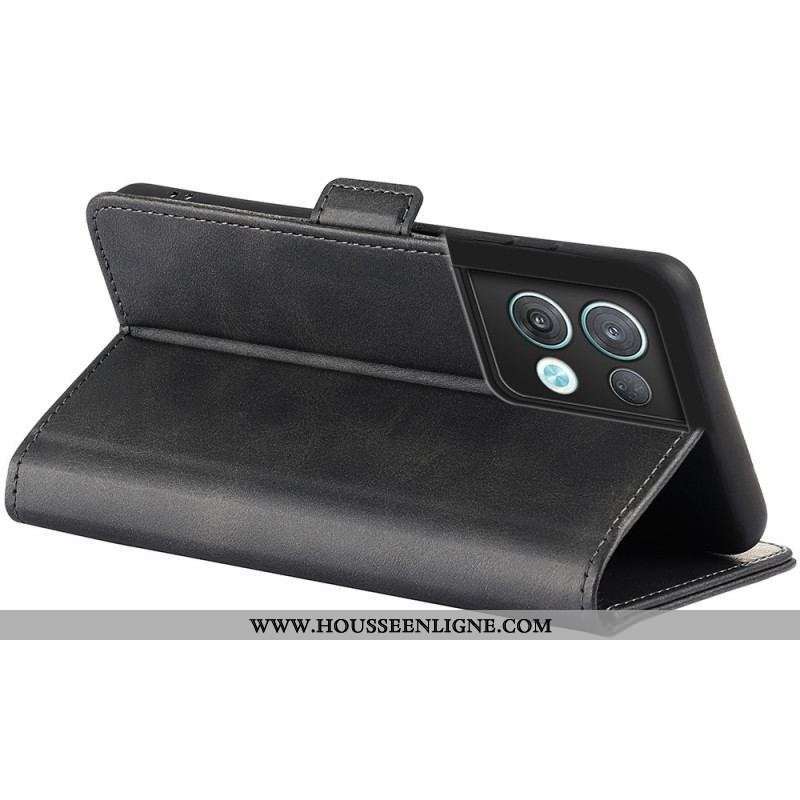 Housse Oppo Reno 8 Pro Double Fermoir