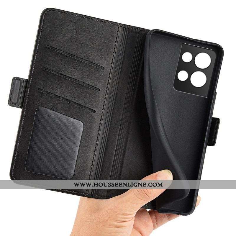 Housse Oppo Reno 8 Pro Double Fermoir