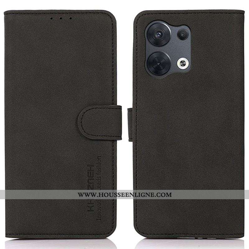 Housse Oppo Reno 8 Pro Effet Cuir Fashion KHAZNEH