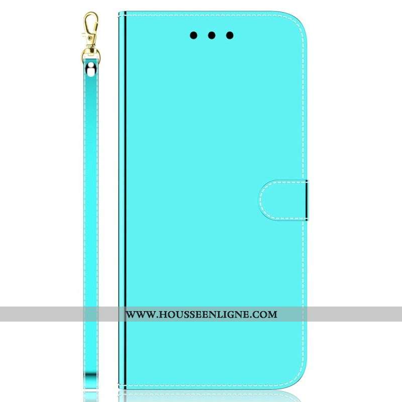 Housse Oppo Reno 8 Pro Miroir et Lanière