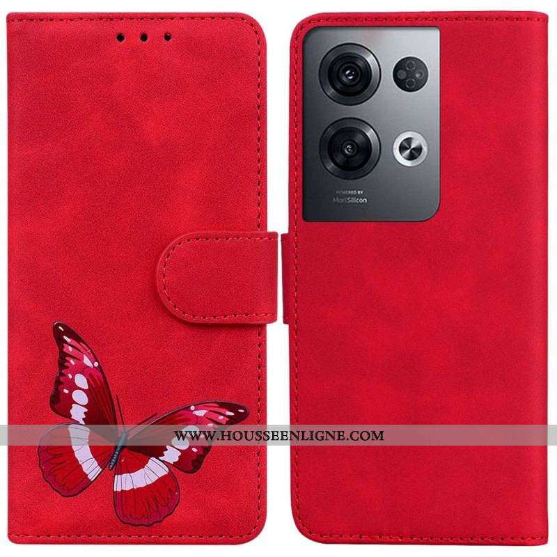 Housse Oppo Reno 8 Pro Papillon