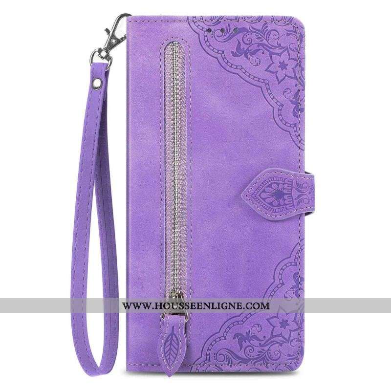 Housse Oppo Reno 8 Pro Porte-Monnaie Dentelle