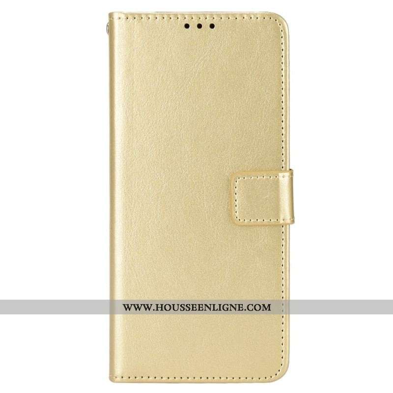 Housse Oppo Reno 8 Simili Cuir Flashy à Lanière