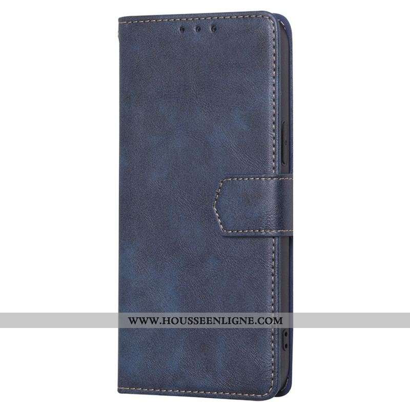 Housse Oppo Reno 8 Simili Cuir Tanné