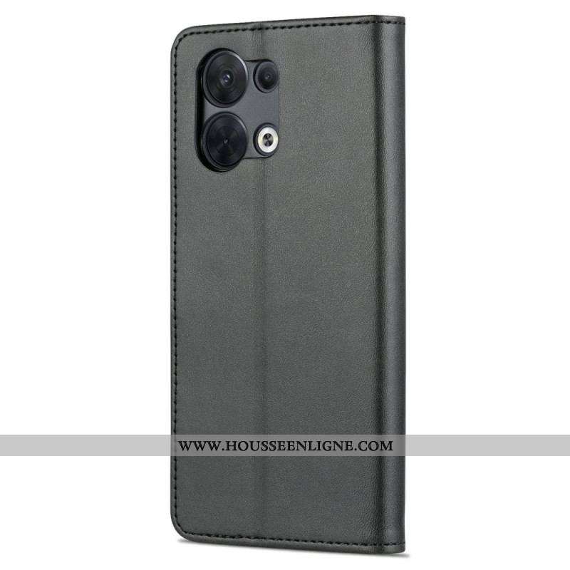 Housse Oppo Reno 8 Style Cuir AZNS