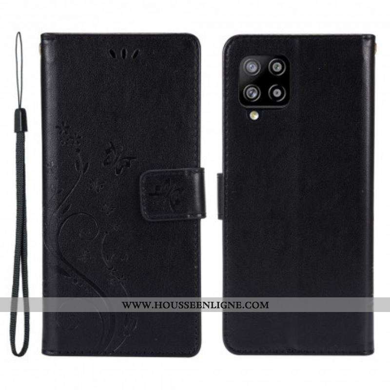 Housse Samsug Galaxy A42 5G Papillons au Vent