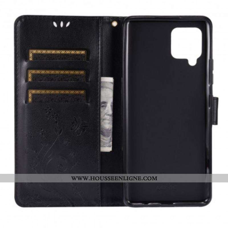 Housse Samsug Galaxy A42 5G Papillons au Vent