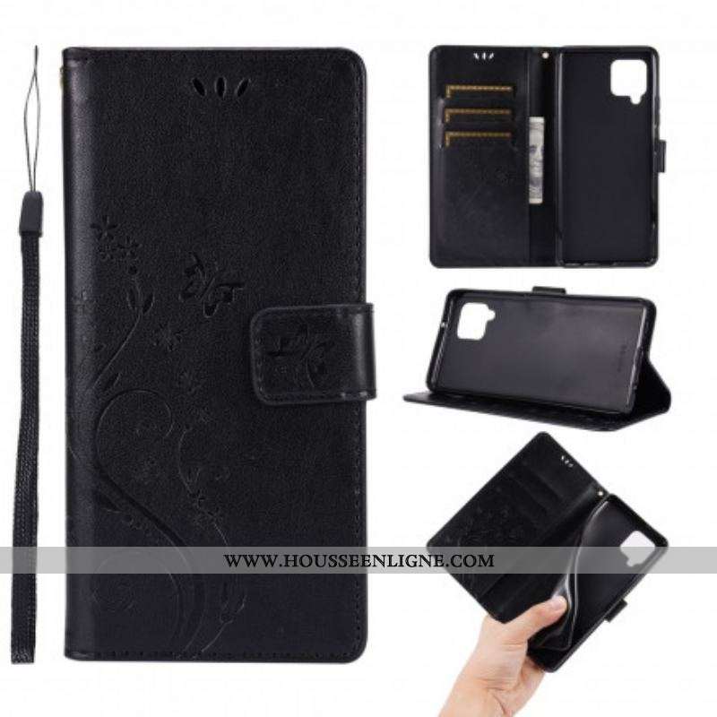 Housse Samsug Galaxy A42 5G Papillons au Vent