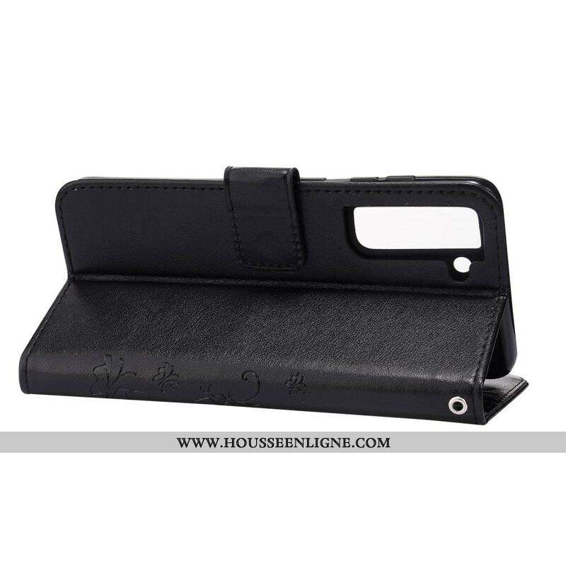 Housse Samsug Galaxy S21 FE Papillons au Vent
