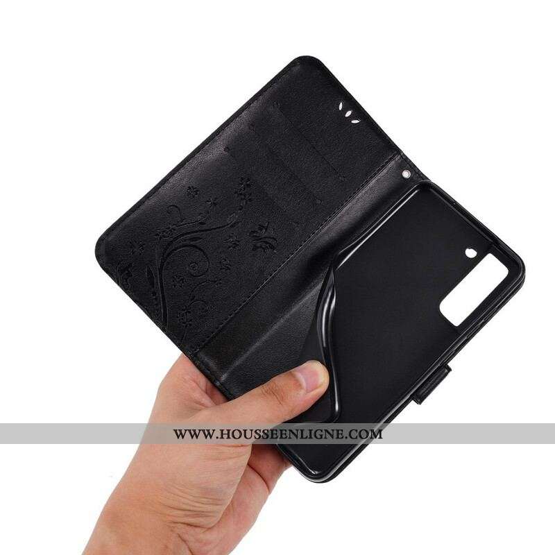 Housse Samsug Galaxy S21 FE Papillons au Vent