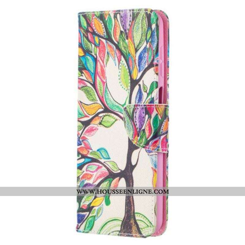 Housse Samsung Galaxy A12 / M12 Arbre Coloré