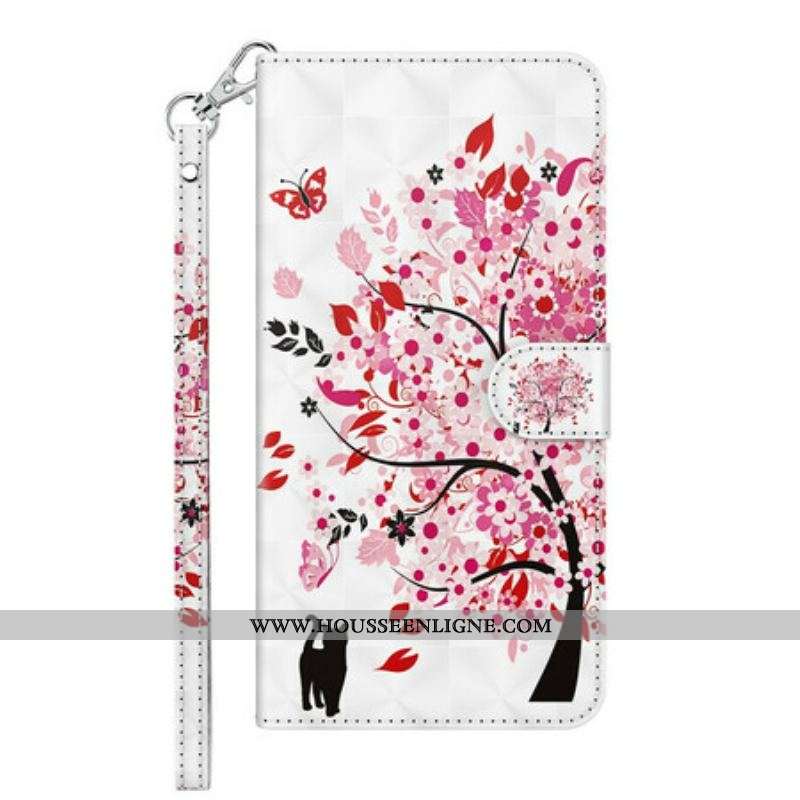 Housse Samsung Galaxy A12 / M12 Arbre Rose