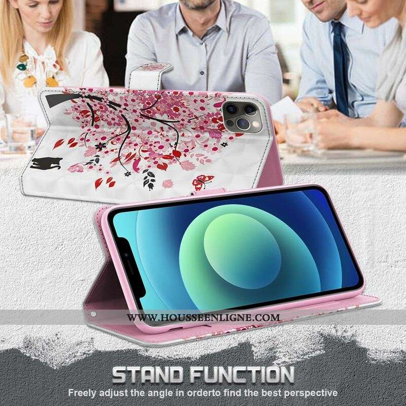 Housse Samsung Galaxy A12 / M12 Arbre Rose