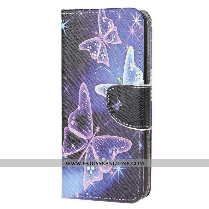 Housse Samsung Galaxy A12 / M12 Butterflies