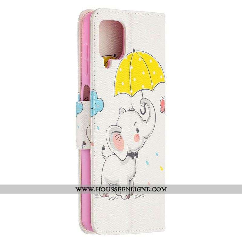 Housse Samsung Galaxy A12 / M12 Bébé Éléphant