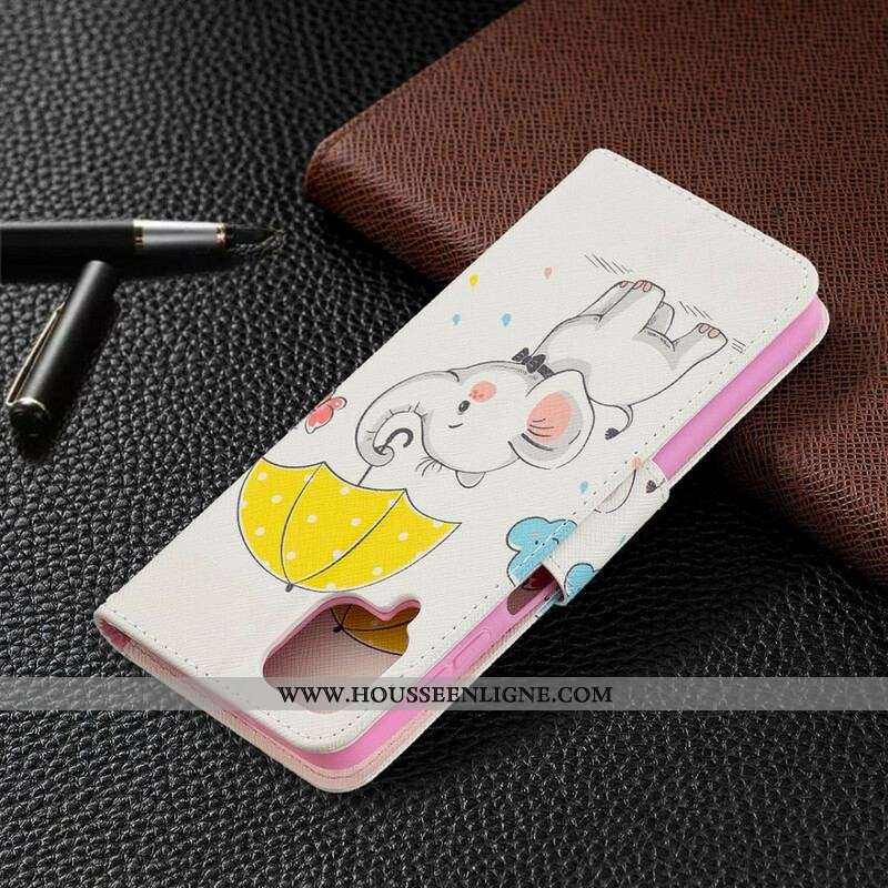 Housse Samsung Galaxy A12 / M12 Bébé Éléphant