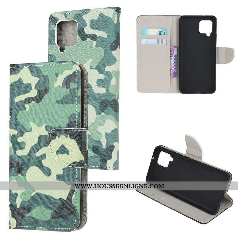 Housse Samsung Galaxy A12 / M12 Camouflage Militaire
