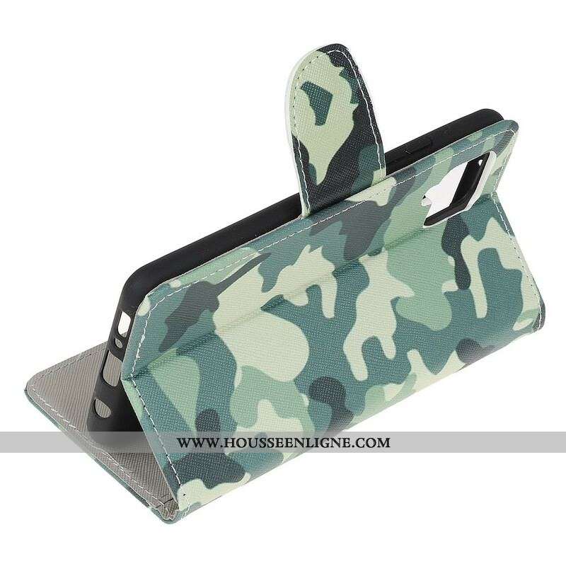 Housse Samsung Galaxy A12 / M12 Camouflage Militaire