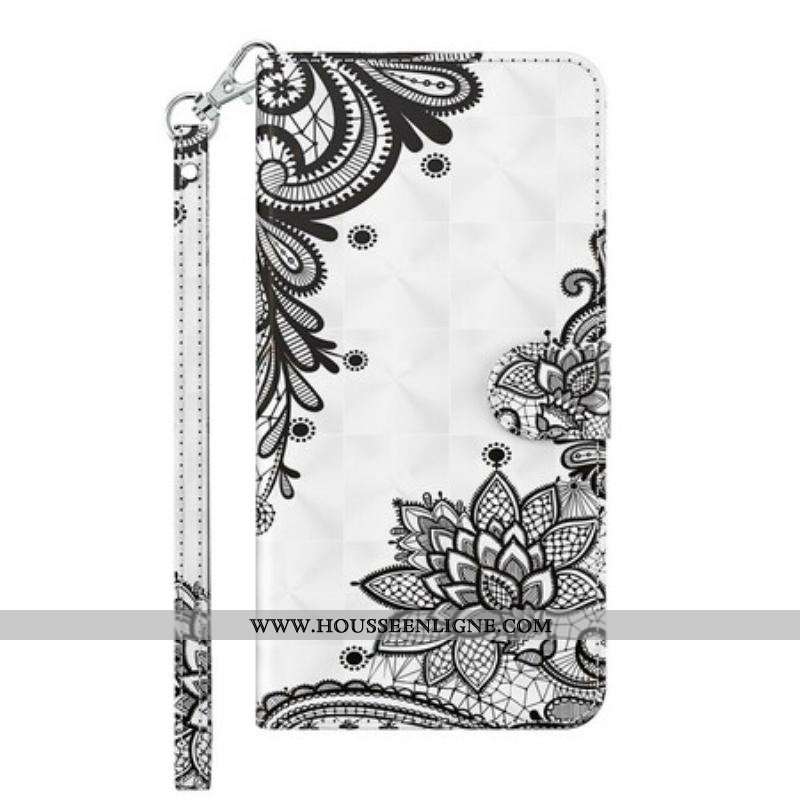 Housse Samsung Galaxy A12 / M12 Chic Dentelle