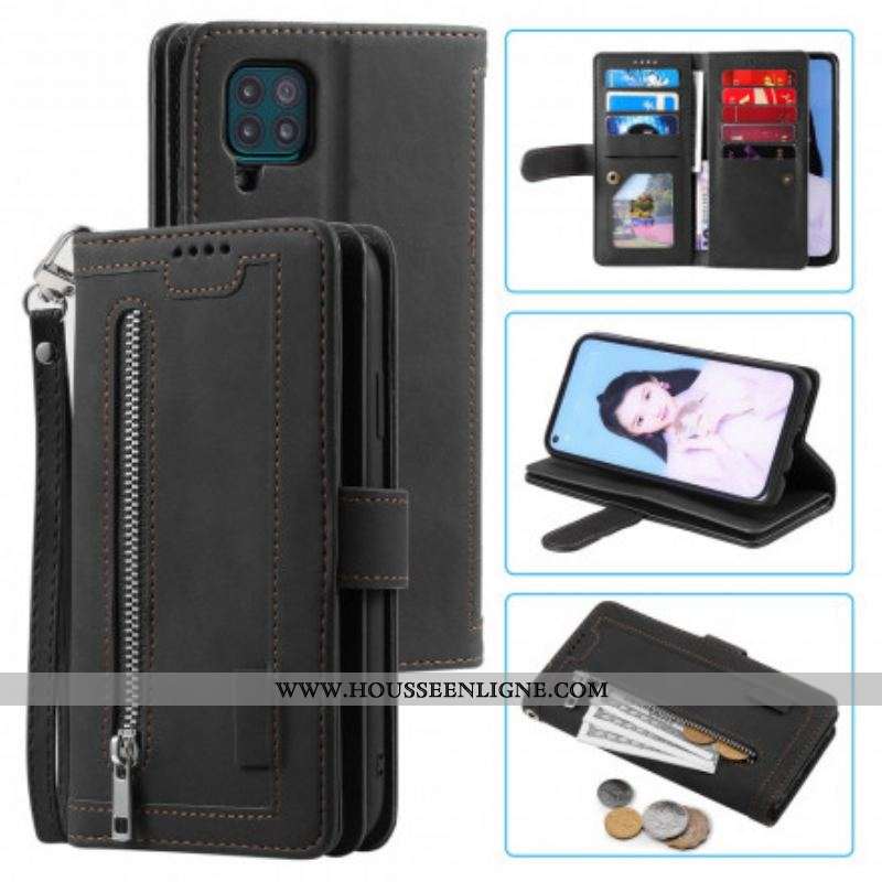 Housse Samsung Galaxy A12 / M12 Contours Renforcés Poche Zippée