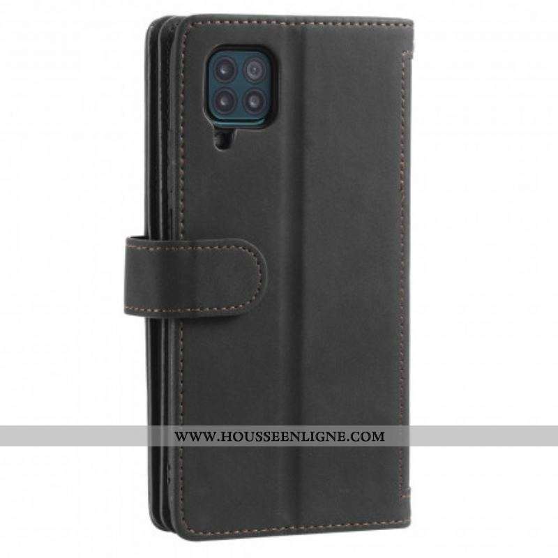 Housse Samsung Galaxy A12 / M12 Contours Renforcés Poche Zippée