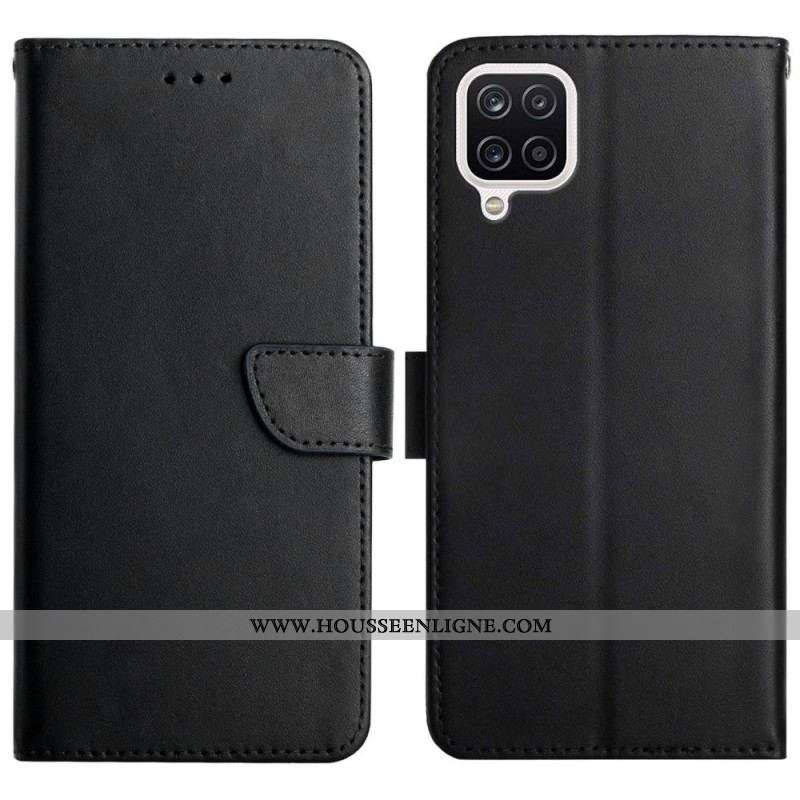 Housse Samsung Galaxy A12 / M12 Cuir Nappa Véritable