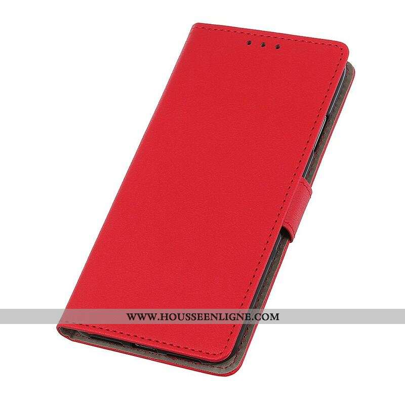 Housse Samsung Galaxy A12 / M12 Effet Cuir Classique