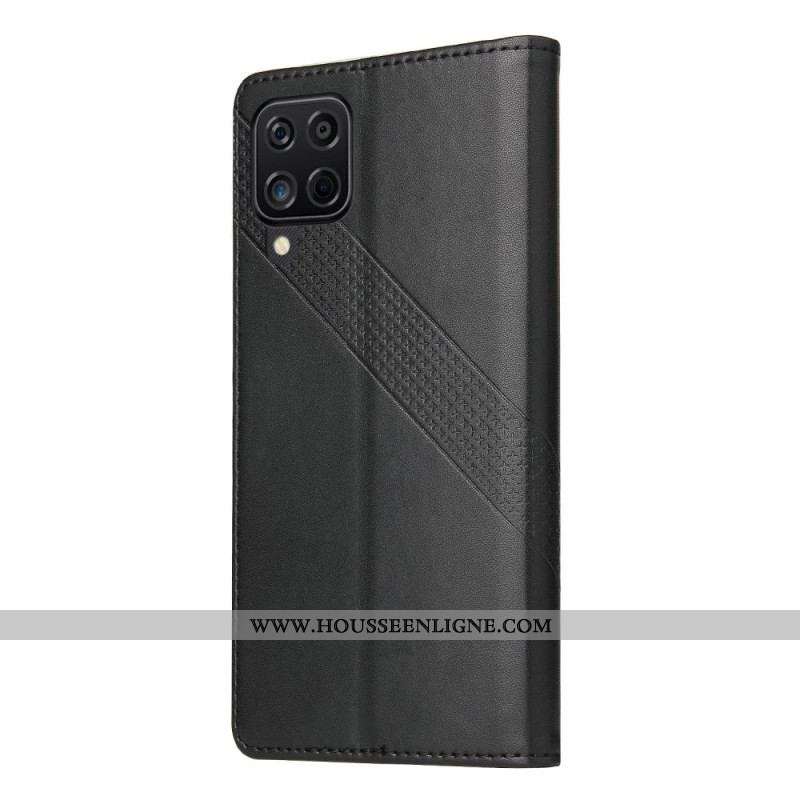 Housse Samsung Galaxy A12 / M12 Effet Cuir GQ.UTROBE