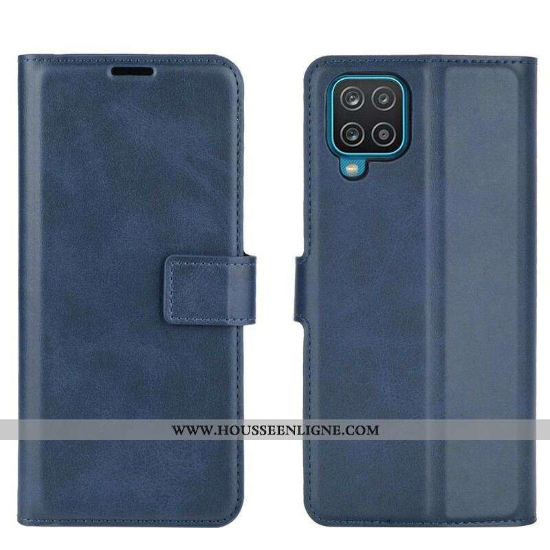 Housse Samsung Galaxy A12 / M12 Effet Cuir Glacé