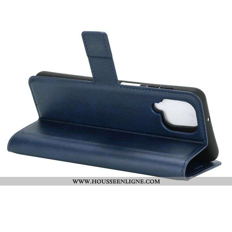 Housse Samsung Galaxy A12 / M12 Effet Cuir Glacé